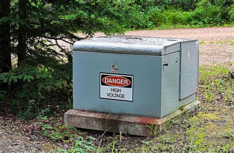 green electrical box in ground|green electrical boxes on property.